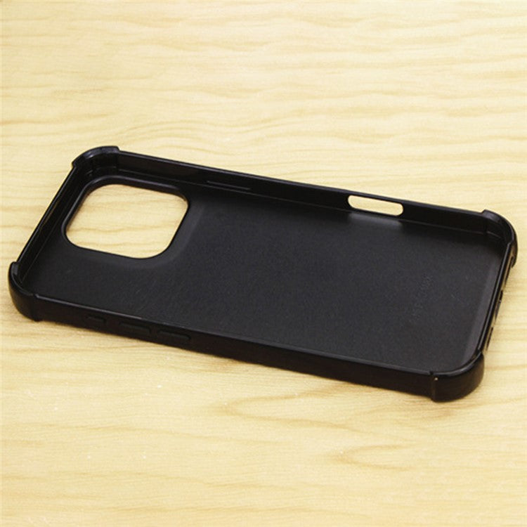 10Pcs / Pack For iPhone 16 Pro Case Four Corners Anti-Drop PC+TPU Phone Cover Support Heat Transfer Printing