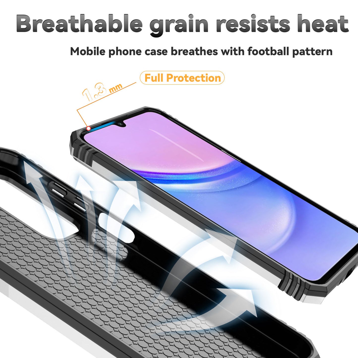 For Samsung Galaxy A16 5G / A16 4G Case PC + TPU Phone Cover Lens Ultimate Protection Kickstand - Silver