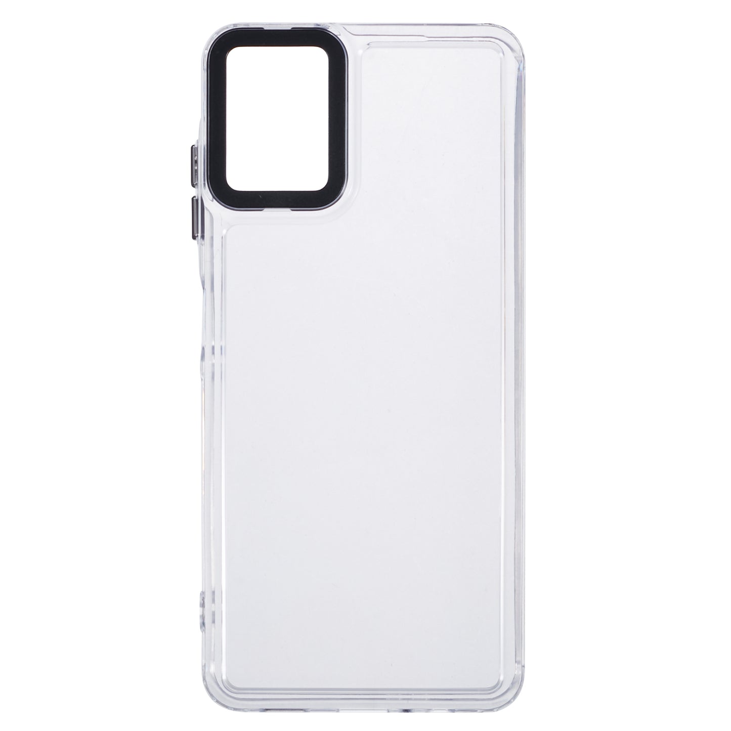 For Samsung Galaxy A06 Clear Phone Case PC+TPU Hybrid Back Cover - Transparent