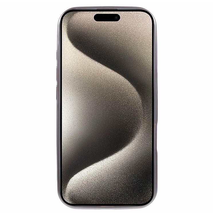 For iPhone 16 Case Matte Electroplating Phone Cover Compatible with MagSafe - Titanium Grey
