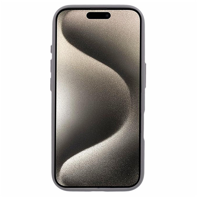 For iPhone 16 Plus Case Compatible with MagSafe TPU+PC Rubberized Finish Phone Cover - Grey