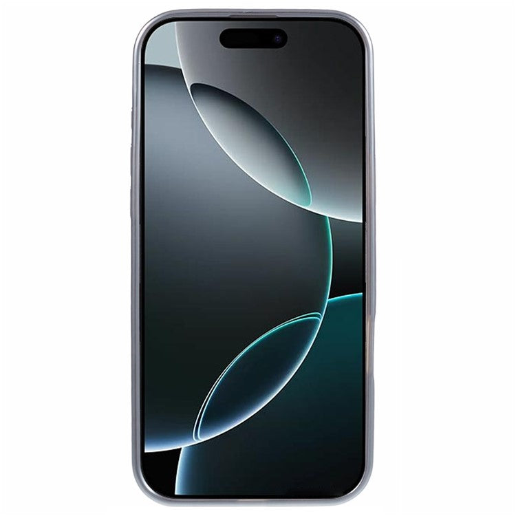 For iPhone 16 Pro Case Matte Electroplating Phone Cover Compatible with MagSafe - Silver