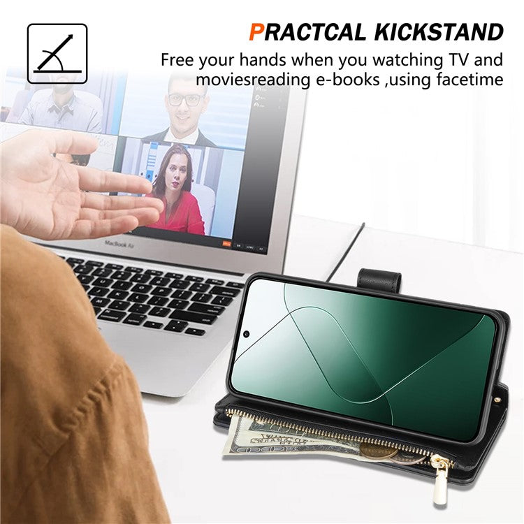 For Google Pixel 9 Pro / Pixel 9 Case Rhombus Stitching Leather Wallet Phone Cover with Long / Short Strap - Black