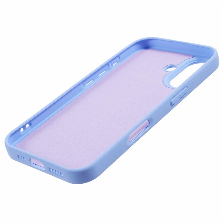 For iPhone 16 Plus Case Arc Edge 2.0mm TPU Protective Phone Cover - Purple