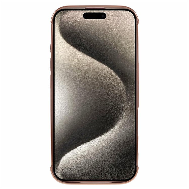 For iPhone 16 Plus Case Compatible with MagSafe Electroplated TPU Phone Cover Hollow Love Hearts - Purple