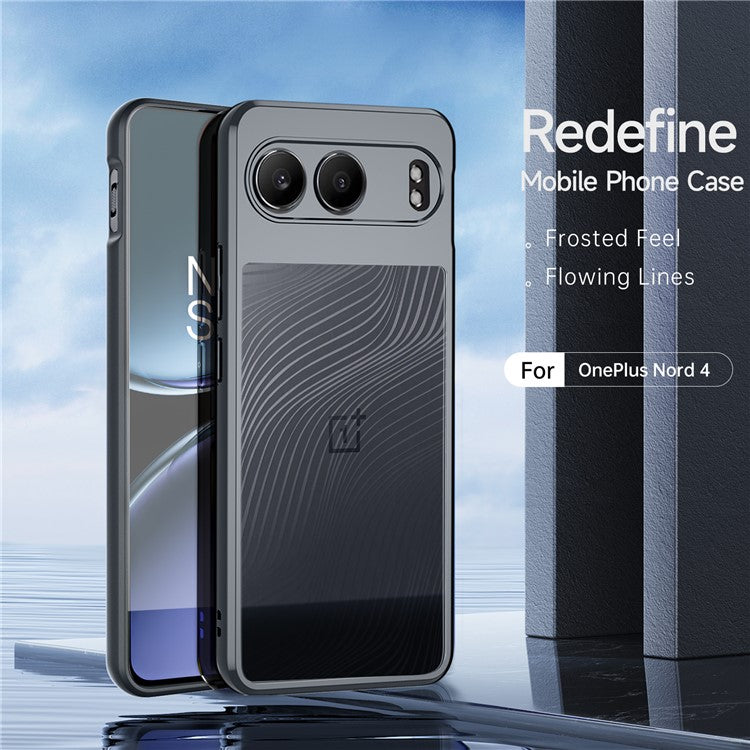 DUX DUCIS Aimo Series For OnePlus Nord 4 Case TPU+PC Matte Phone Cover (REACH Certification) - Black