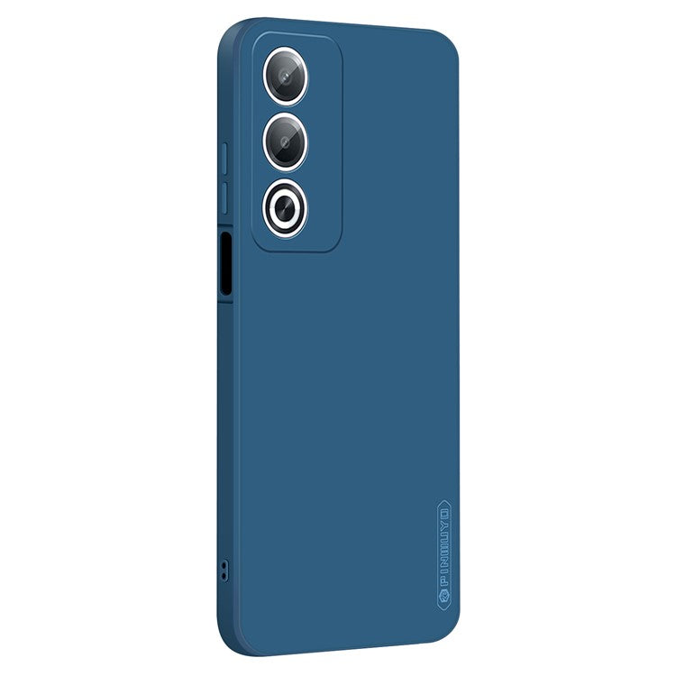 PINWUYO JK Touching Series For Oppo A3 Pro (Global) 5G / (India) 5G Case Silky Touch Soft TPU Phone Back Cover - Navy Blue