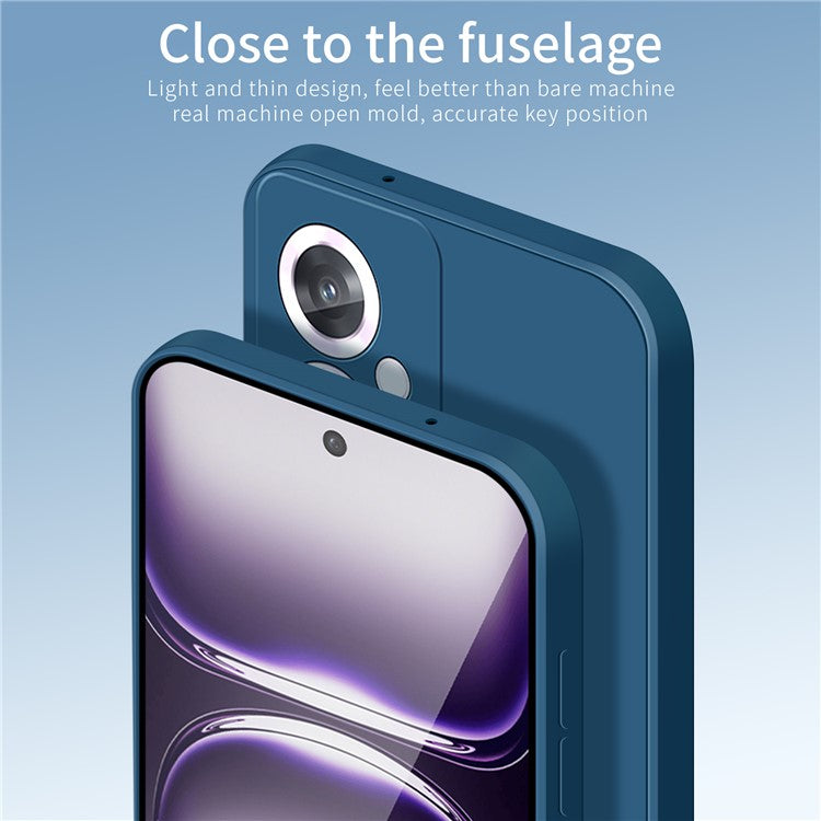 PINWUYO JK Touching Series For Oppo Reno11 F 5G Case Silky Touch Soft TPU Phone Back Cover - Matcha Green