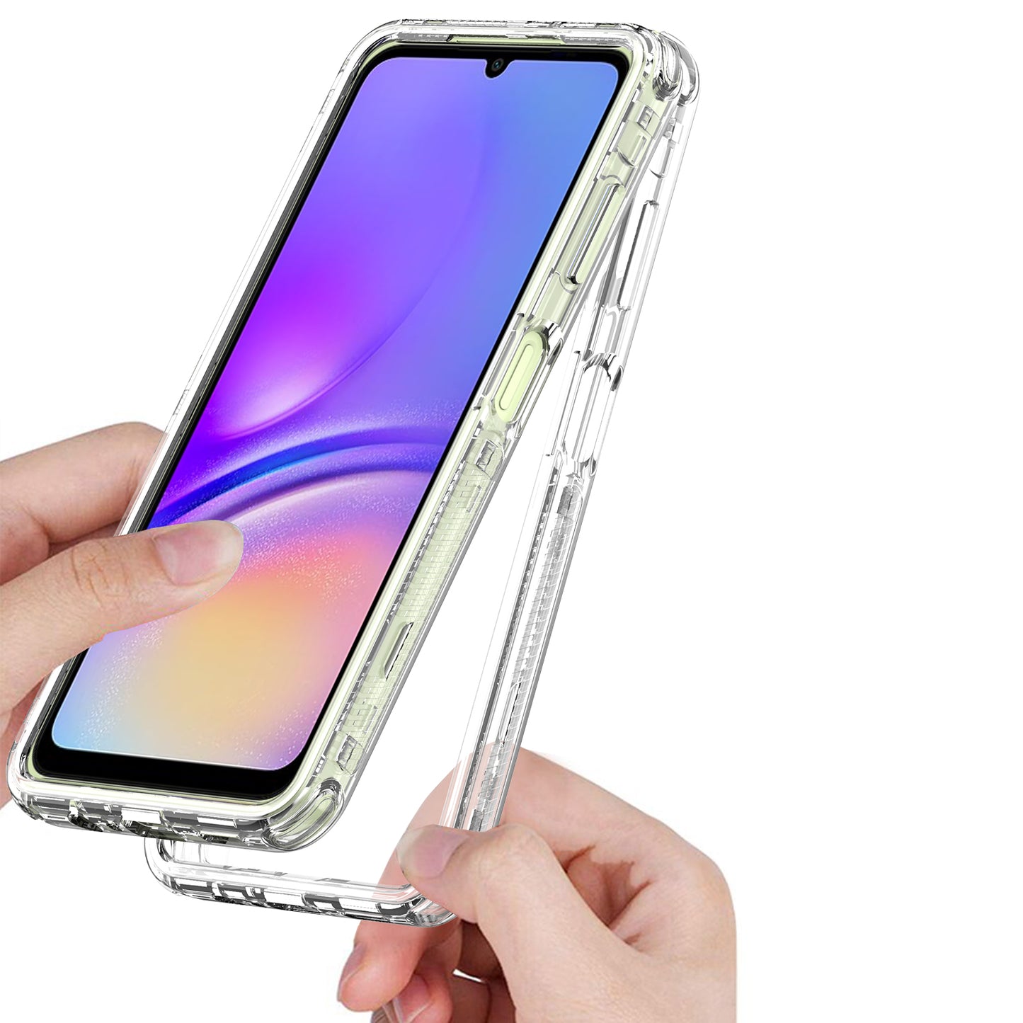 For Samsung Galaxy A06 Case Anti-Scratch Acrylic+TPU Clear Phone Cover