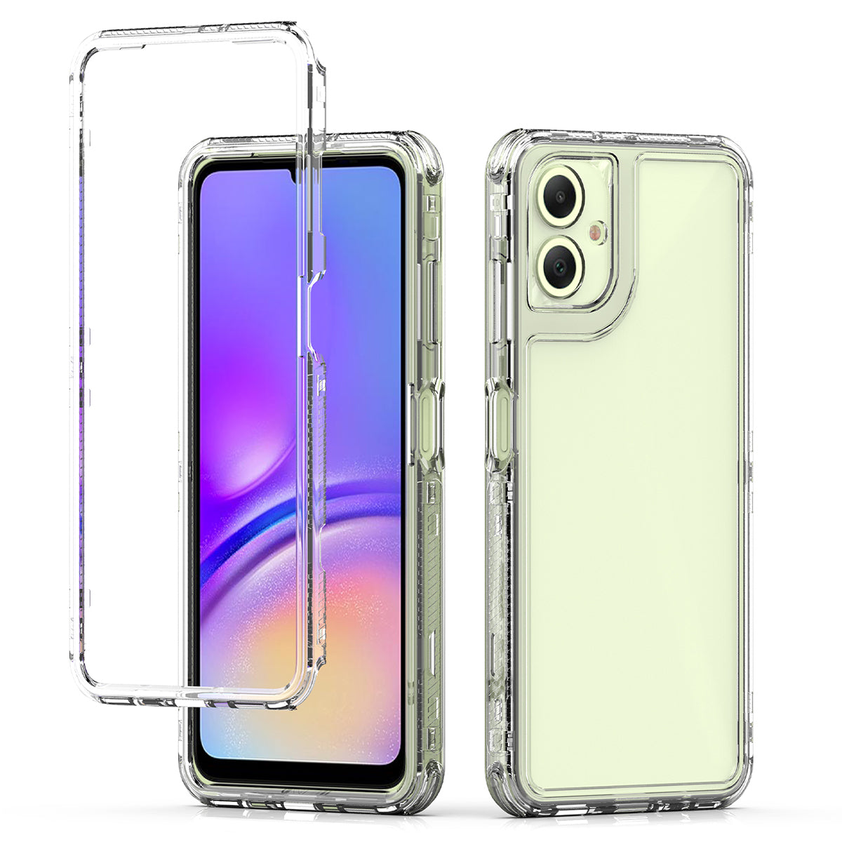 For Samsung Galaxy A06 Case Anti-Scratch Acrylic+TPU Clear Phone Cover