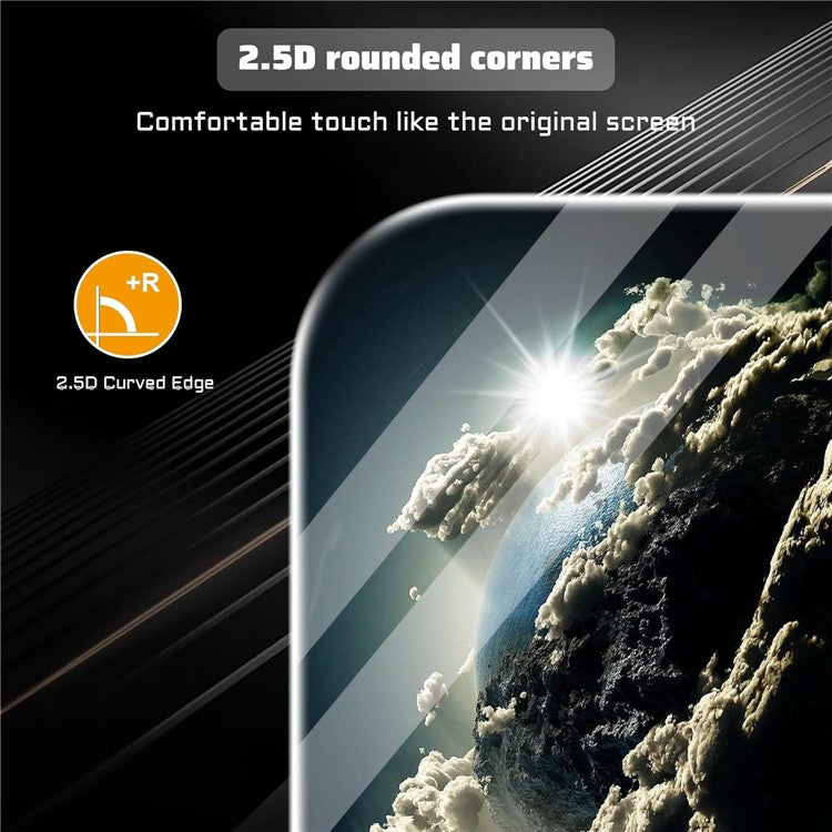 For OnePlus Nord 4 Clear TPU Anti-Scratch Phone Case + 2.5D Arc Edge Screen Protector