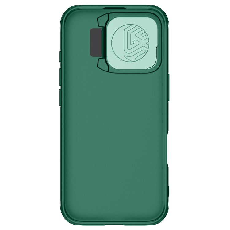 NILLKIN CamShield Prop Series for iPhone 16 Pro Case Slide Camera Protection PC + TPU Phone Cover - Green
