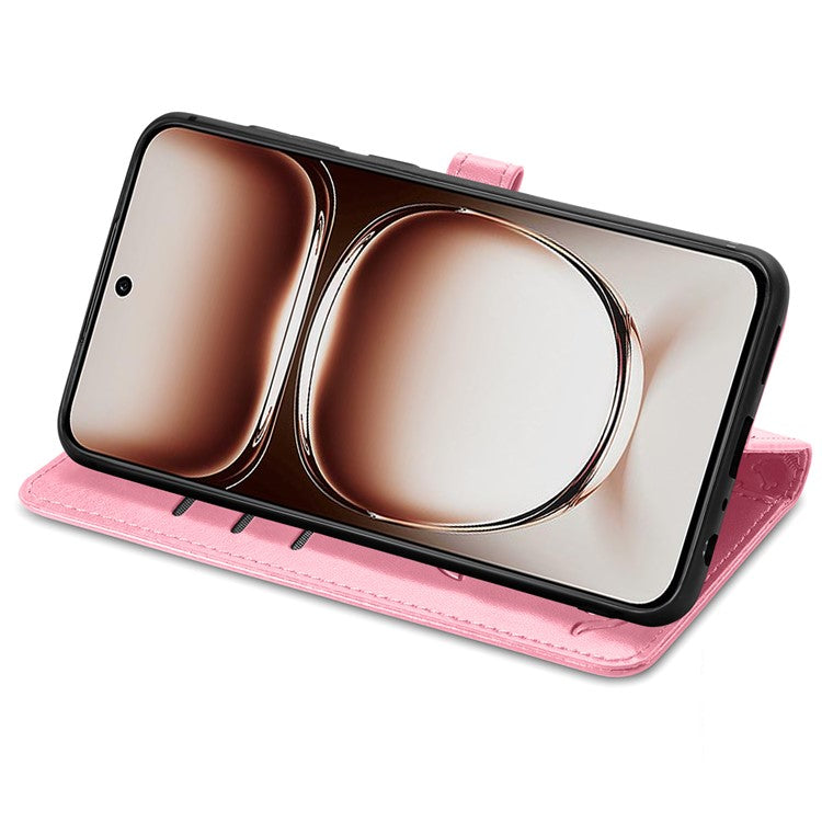 For OnePlus Nord 4 Case Leather Wallet Flip Phone Cover Cute Cat Dog Pattern - Pink