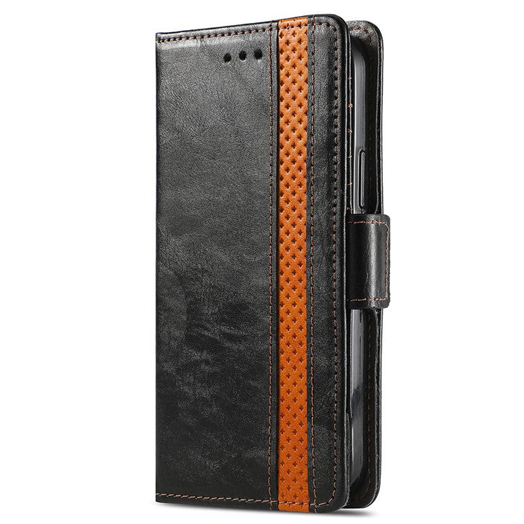 CASENEO 002 Series For OnePlus Nord 4 Case Stand Wallet Splicing PU Leather Cover - Black