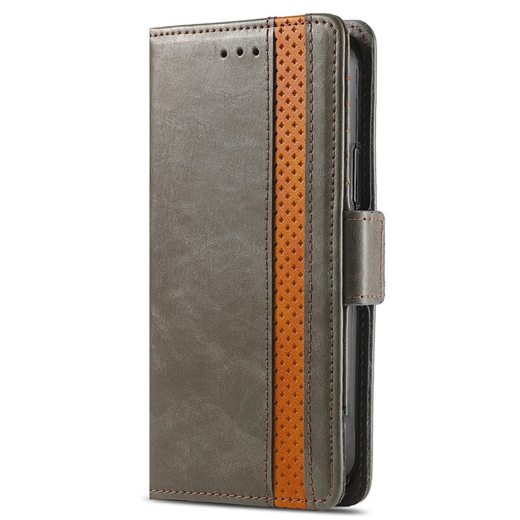 CASENEO 002 Series For OnePlus Nord 4 Case Stand Wallet Splicing PU Leather Cover - Grey