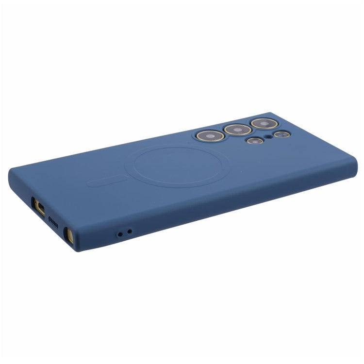For Samsung Galaxy S23 Ultra Case Shockproof TPU Phone Cover Compatible with MagSafe - Sapphire