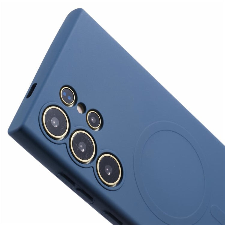 For Samsung Galaxy S23 Ultra Case Shockproof TPU Phone Cover Compatible with MagSafe - Sapphire