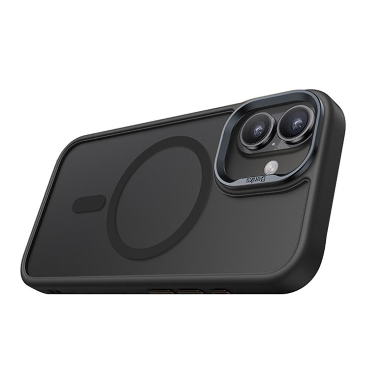 BENKS For iPhone 16 Plus Magnetic Case Skin-Touch Matte PC+TPU Cover Compatible with MagSafe - Black