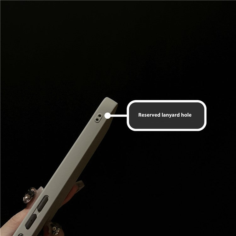 For iPhone 16 Pro Case Rhinestone Decor Lens Frame Leather+PC Phone Cover - Black