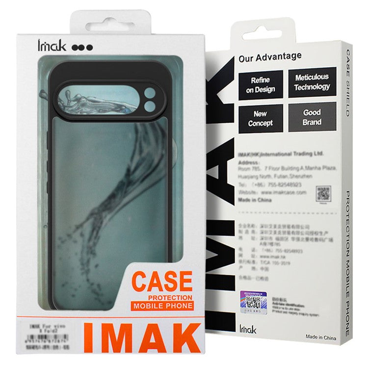 IMAK UX-9B Series for Google Pixel 9 Pro XL Case Tiny Airbag PC+TPU Matte Phone Cover