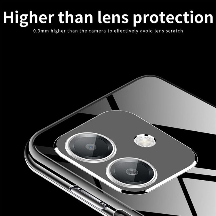 MOFI For Oppo A3x 5G (India) Case Anti-Scratch Clear Soft TPU Phone Cover