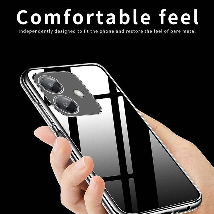 MOFI For Oppo A3x 5G (India) Case Anti-Scratch Clear Soft TPU Phone Cover