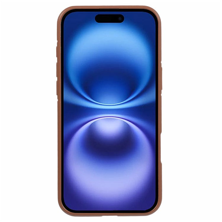 X-LEVEL Crystal Clear Series for iPhone 16 Plus Case TPU+PC Phone Cover Compatible with MagSafe - Titanium Gold