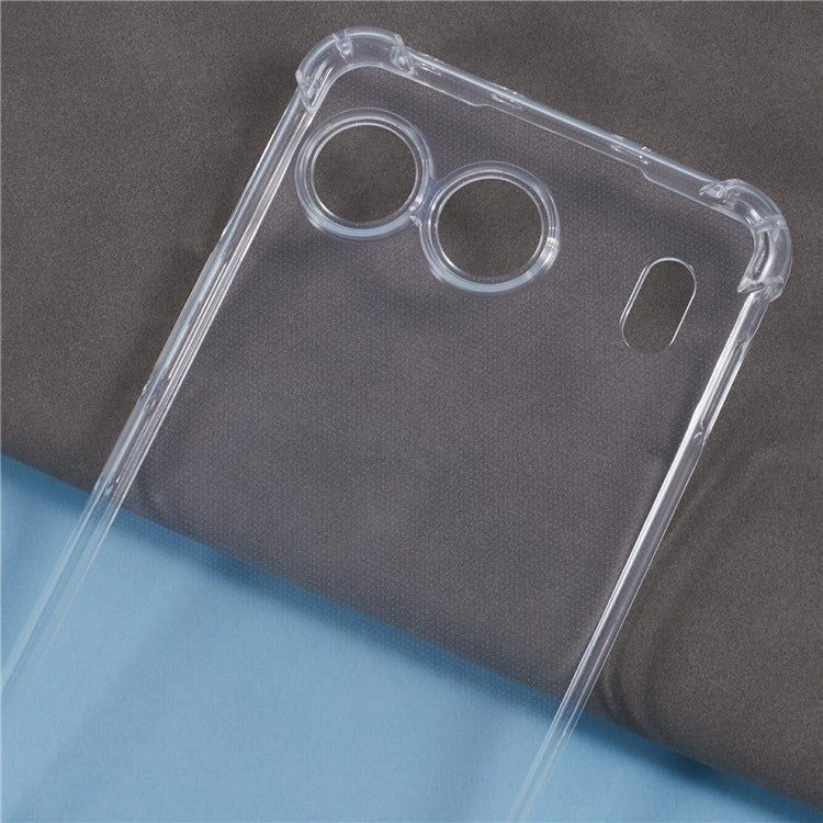 For OnePlus Nord 4 Case Reinforced Corner TPU Clear Phone Cover with Lanyard