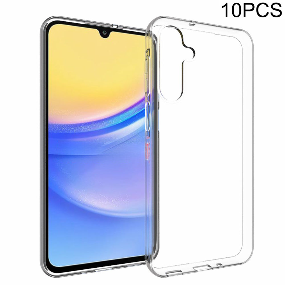 10Pcs / Pack For Samsung Galaxy A16 5G / A16 4G Clear Case Watermark-Free TPU Protective Cover