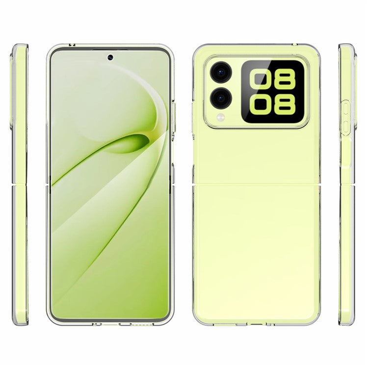 10Pcs / Pack For Huawei nova Flip 5G Clear Case Watermark-Free TPU Protective Cover