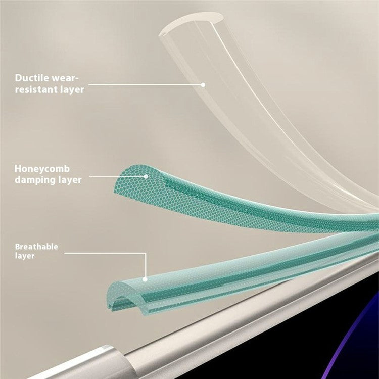 GKK For iPhone 16 Pro Crystal Clear Case Anti-Drop TPU+PC Phone Cover with Silicone Hand Strap - Blue