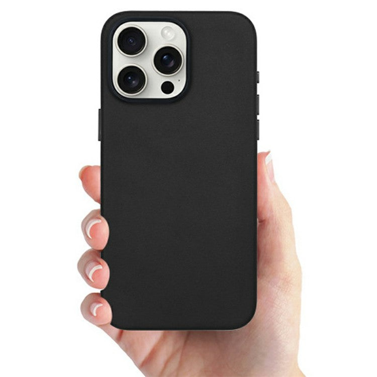 KZDOO For iPhone 16 Pro Case Compatible with MagSafe PU+PC Shockproof Phone Cover - Dark Purple