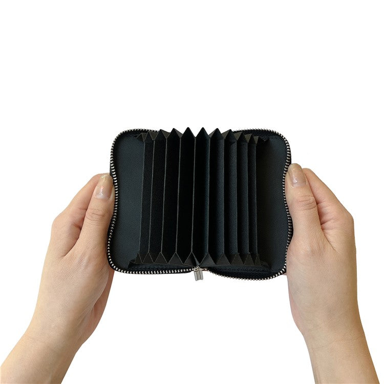 For iPhone 16 Case Detachable Zipper Card Bag PU+TPU Kickstand Phone Case with Strap - Grey