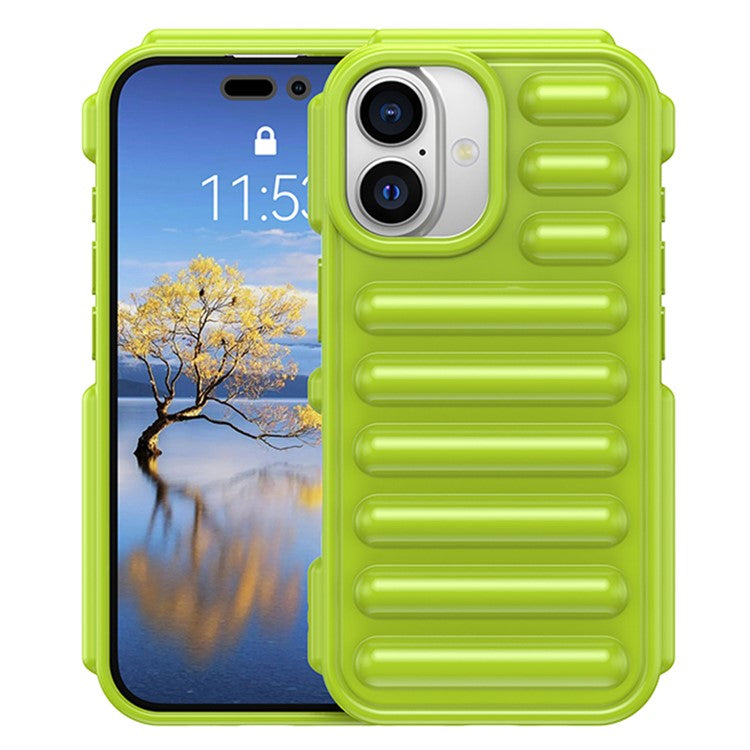Capsule Series for iPhone 16 Case Protective TPU Phone Cover - Green