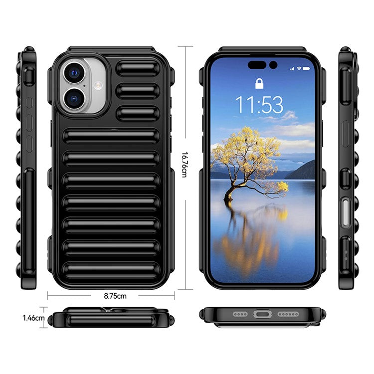 Capsule Series for iPhone 16 Case Protective TPU Phone Cover - Green