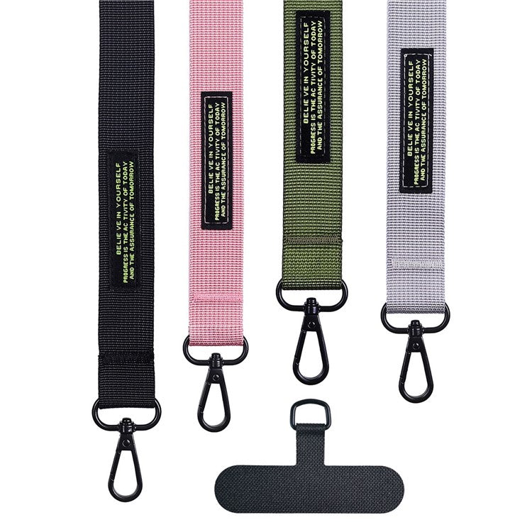 For iPhone 16 Case Compatible with MagSafe TPU+PC Kickstand Phone Cover with Strap - Black