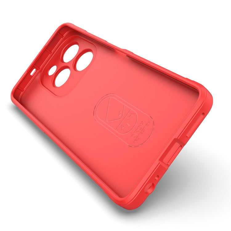 For Infinix Note 40X 5G Case Anti-Drop Soft TPU Rugged Phone Back Cover - Red