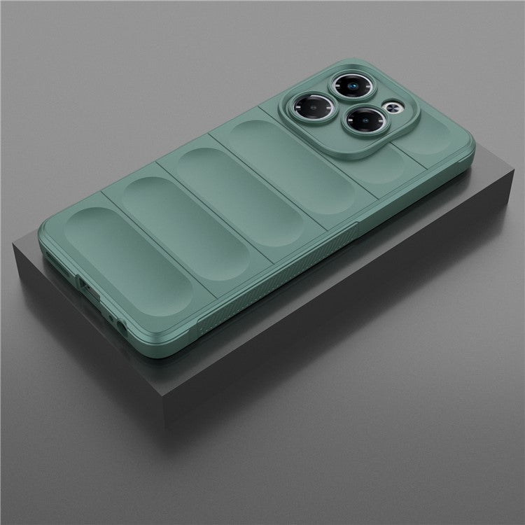 For Infinix Note 40X 5G Case Anti-Drop Soft TPU Rugged Phone Back Cover - Green