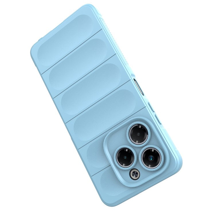 For Infinix Note 40X 5G Case Anti-Drop Soft TPU Rugged Phone Back Cover - Baby Blue