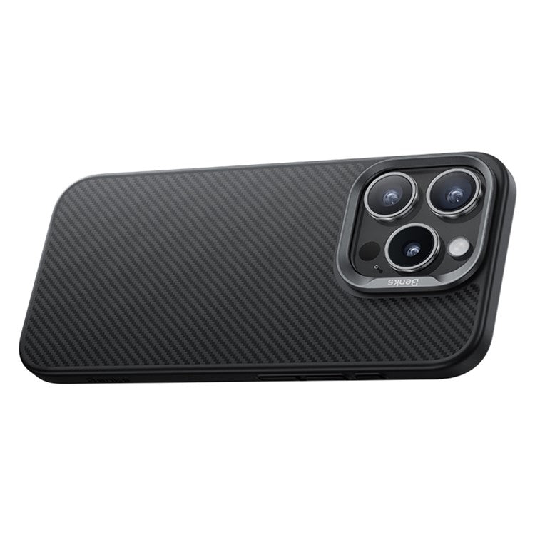 BENKS For iPhone 16 Pro Magnetic Case Kevlar Aramid Fiber+TPU Cover Compatible with MagSafe