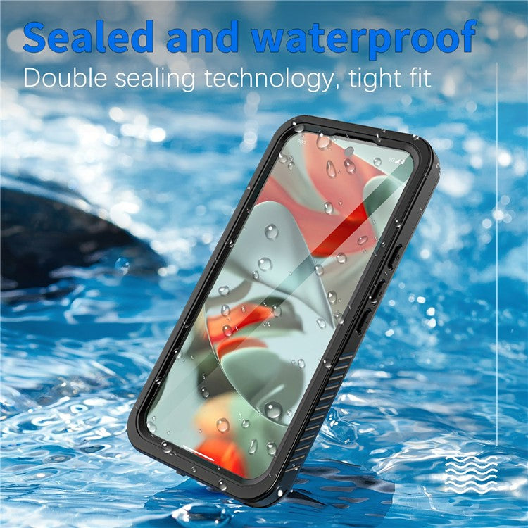 REDPEPPER FS Series For Google Pixel 9 Pro XL Case IP68 Waterproof Clear Back Panel Phone Cover