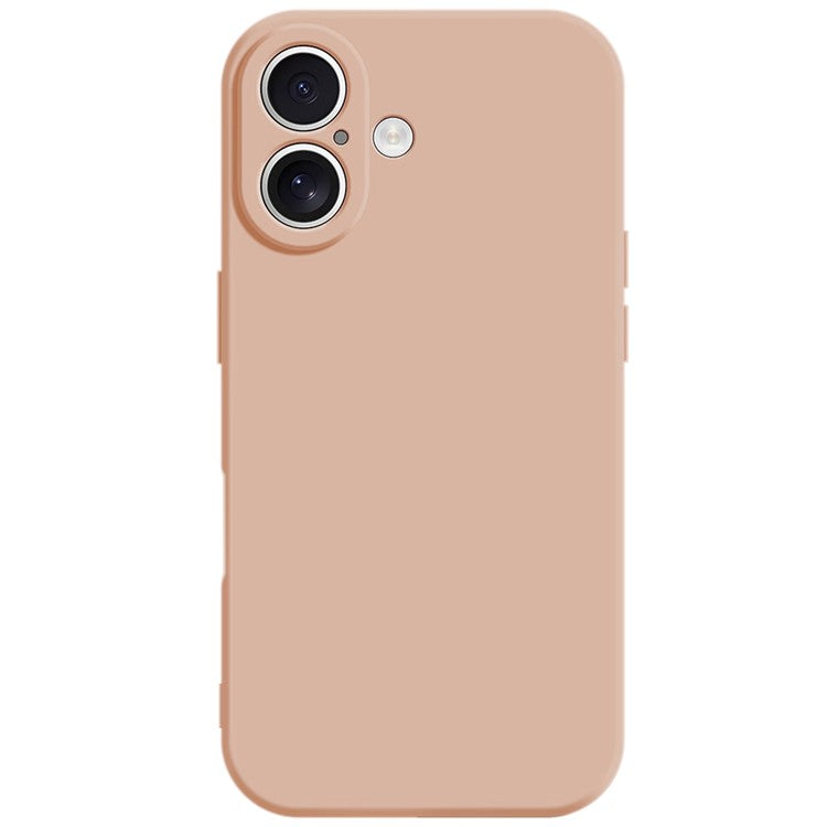 KALEBOL KLB-TPU003 For iPhone 16 Plus Case Anti-Scratch Solid Color TPU Phone Cover - Pink