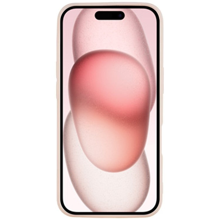 KALEBOL KLB-TPU003 For iPhone 16 Plus Case Anti-Scratch Solid Color TPU Phone Cover - Pink