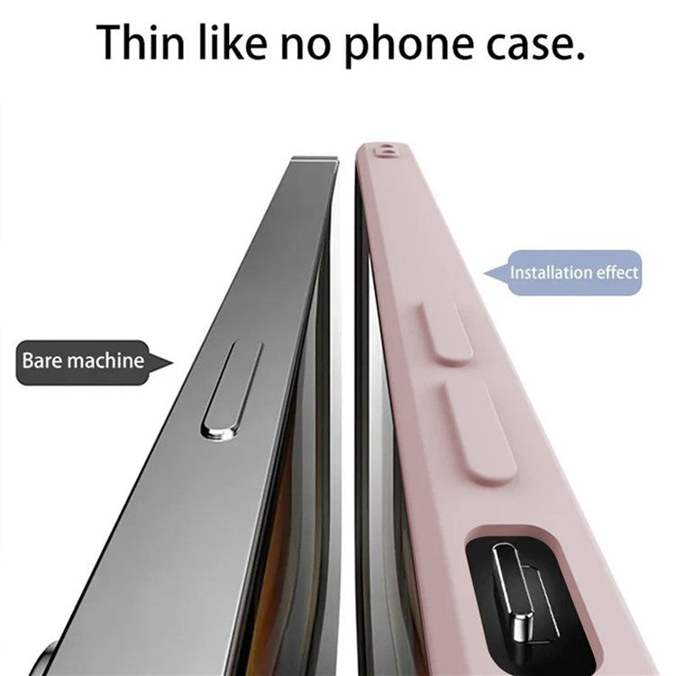 KALEBOL KLB-TPU003 For iPhone 16 Plus Case Anti-Scratch Solid Color TPU Phone Cover - Pink
