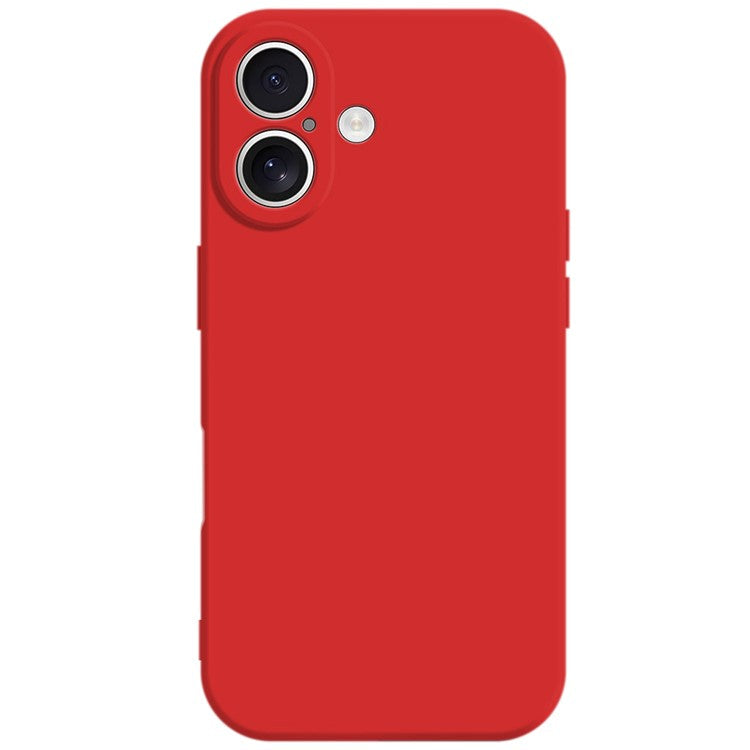 KALEBOL KLB-TPU003 For iPhone 16 Plus Case Anti-Scratch Solid Color TPU Phone Cover - Red