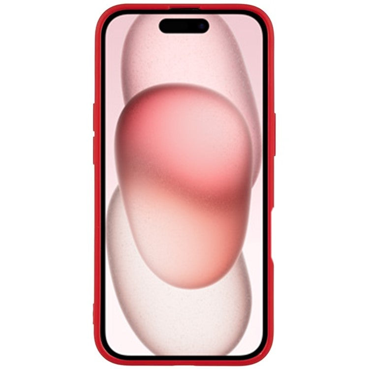 KALEBOL KLB-TPU003 For iPhone 16 Plus Case Anti-Scratch Solid Color TPU Phone Cover - Red