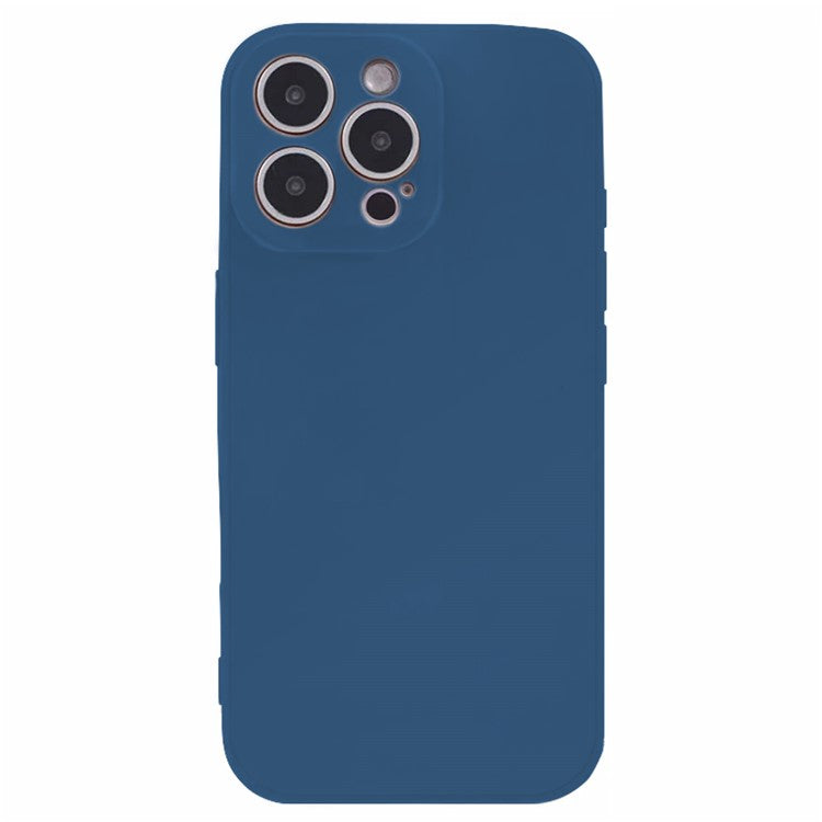 KALEBOL KLB-TPU003 For iPhone 16 Pro Case Anti-Scratch Solid Color TPU Phone Cover - Blue