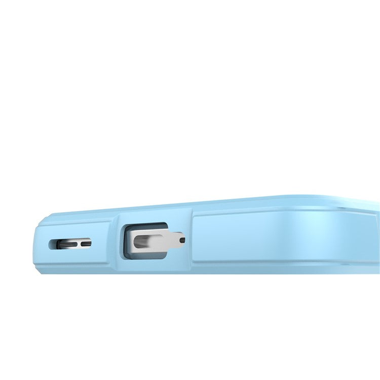 For OnePlus 10T 5G / Ace Pro 5G Shockproof Rugged Design Phone Case Anti-Scratch Soft TPU Back Cover - Baby Blue