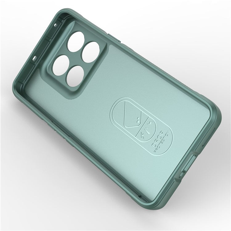 For OnePlus 10T 5G / Ace Pro 5G Shockproof Rugged Design Phone Case Anti-Scratch Soft TPU Back Cover - Light Grey