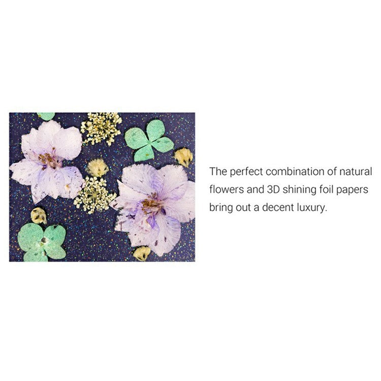 KZDOO Mag Flowers Series for iPhone 16 Pro Case Compatible with MagSafe Anti-Drop TPU+PC Phone Cover - Lilac